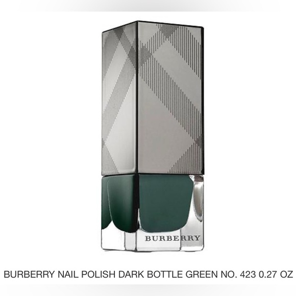 NEW Lot of 2x [Burberry] Nail Polish Gold & Dark Bottle Green, 8 ml each - Picture 8 of 13